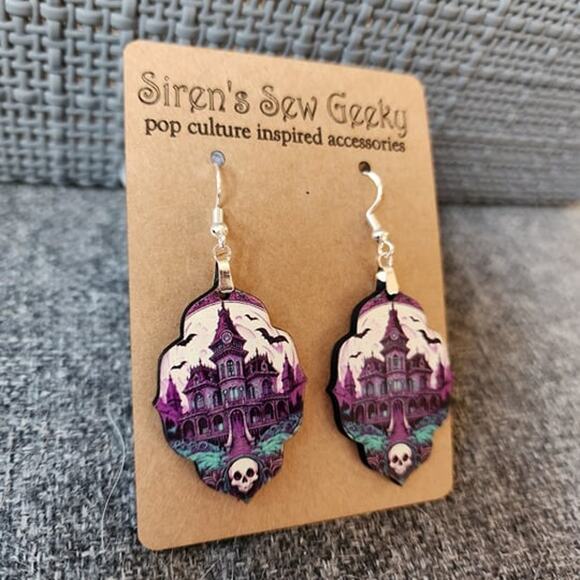Disney Haunted Mansion Earrings - Picture 3 of 3